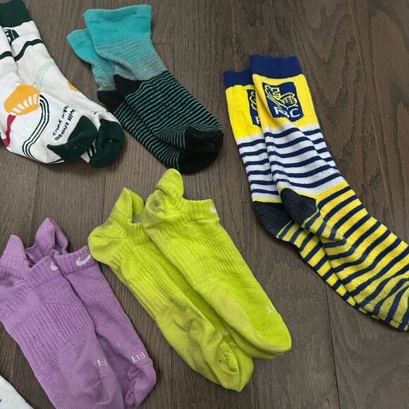 9 Pairs of Socks - Nike, Hackathon Socks, Dress Socks - Picture 2 of 3